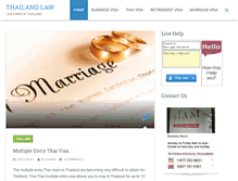 Tablet Screenshot of legal-thailand.com